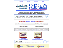 Tablet Screenshot of historiccamera.com